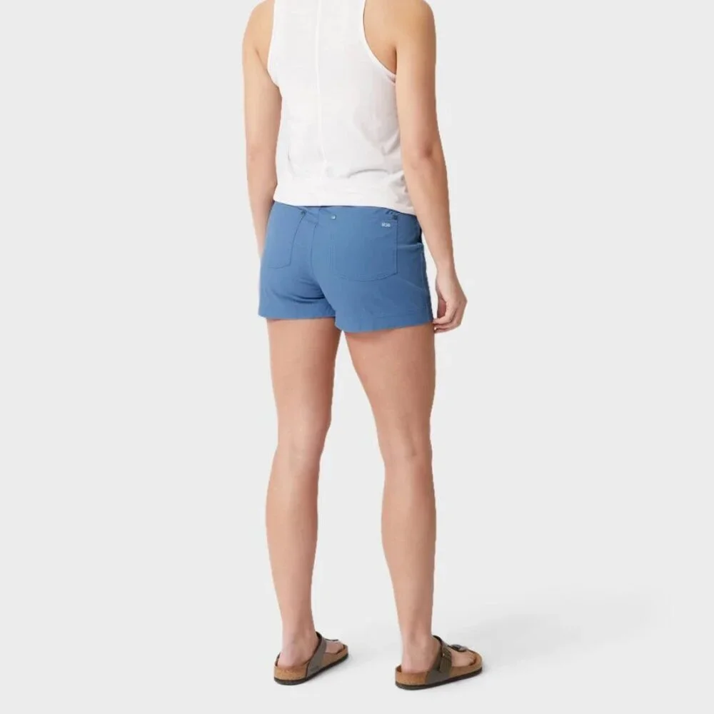 Stio Women's Shorts in Slate Blue